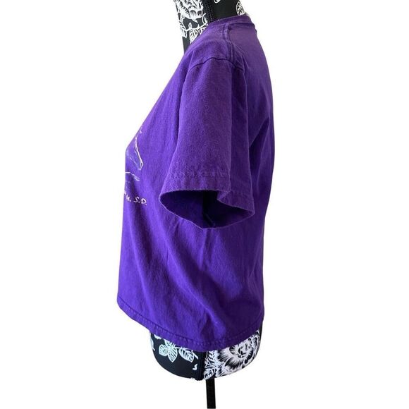 Vintage Y2K Badlands South Dakota Horse T Shirt Girls Cowgirl Western Travel - Picture 4 of 12